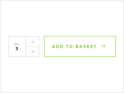 Elevator Quantity Control basket ecommerce quantity