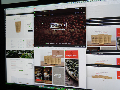 Webshop design - Boonesta boonesta coffee design interaction ui webshop