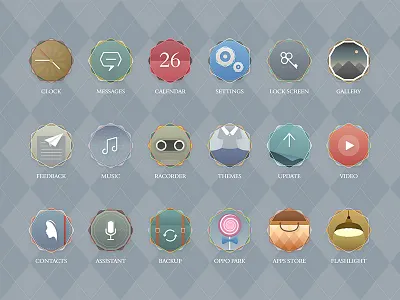 Zijin Icons backup calendar clock feedback flashlight gallery icons lock screen racorder settings theme update