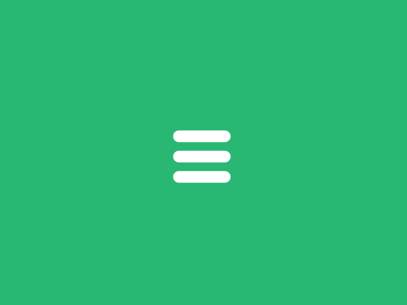 hamburger menu animation awesome clean flat gif hamburger icon logo menu morphing responsive