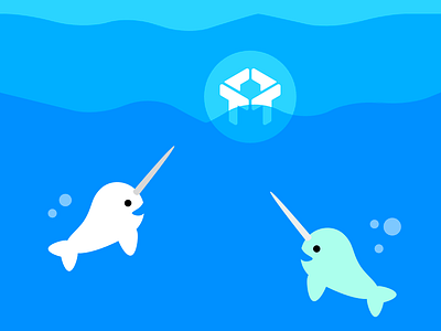 Driftt-y Narwhals driftt illustration narwhal