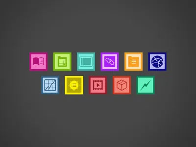 Software skin icons design elements favicons iconography icons software ui vector