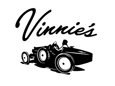 Vinnies bar beer. bugatti cafe car restaurant retro roadhouse vintage