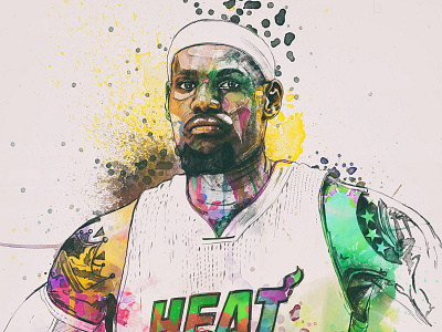 Lebron James basketball bbal heat lebron lebronjames tattoo