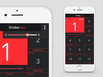 Day 021 - Agenda UI agenda appointment calender design meeting october ui ux