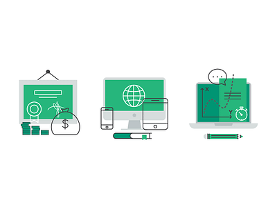 Education Icons education green icon icons illustration money responsive