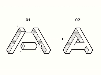 Two Easy Steps a blocks build ikea illustration impossible instructions