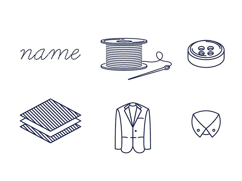 Example of Tailor Icons