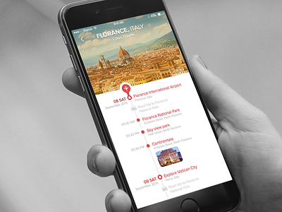 Travel App design trip itinerary itinerary creation travel trip trip creator trip panning