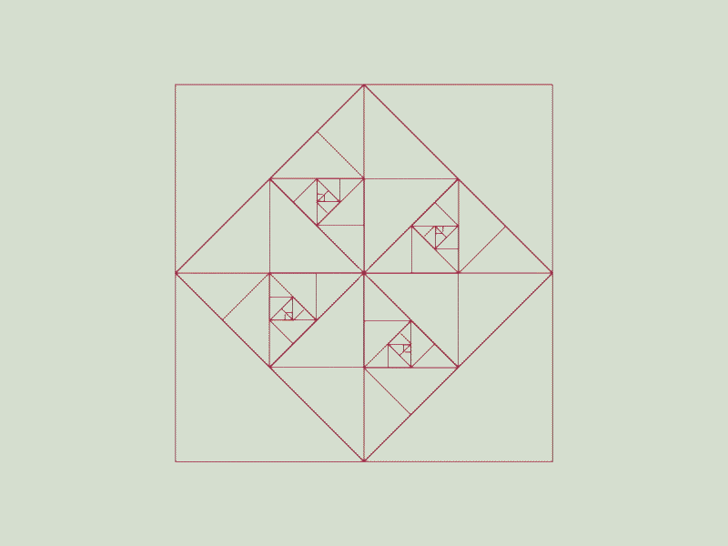 Golden Kaleidoscope ae after effects geometry shapes