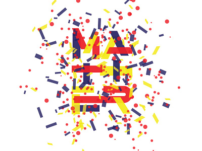 Matter graphicdesign physics shapes typography