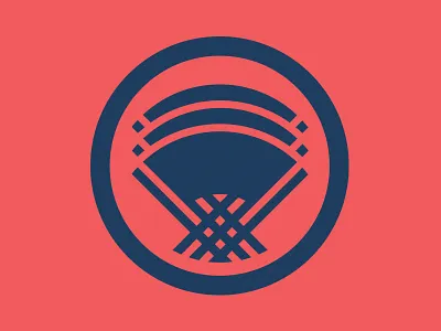 Three Fan Logo circle fans japanese logo