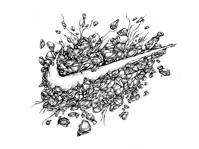 Nike Rock a2 illustration nike paper rock