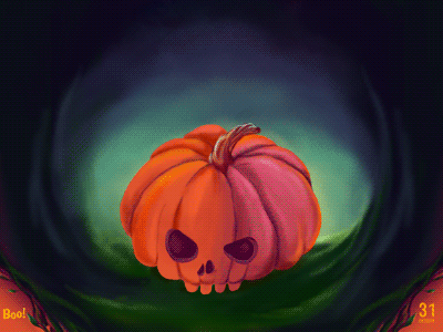 Halloween Boo! fog gloom halloween horror pumpkin
