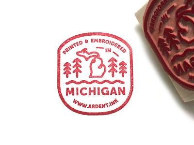 Ardent Ink Stamp michigan stamp