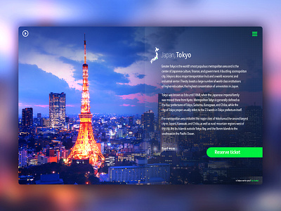 Day 022 - Book your Flight design destination flight information japan journey skytower tokyo ui ux