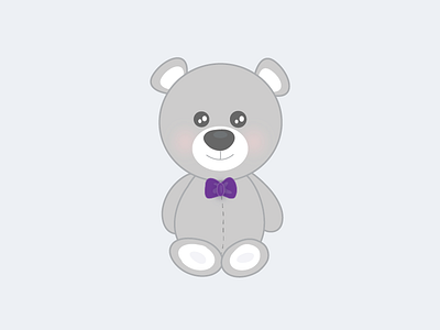 My Teddy animal cute doll illustration teddy bear