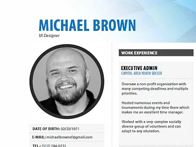 Resume Design resume