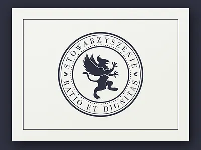 ratio et dignitas logo color logo single vector