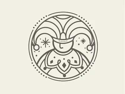 Jester archetype icon jester