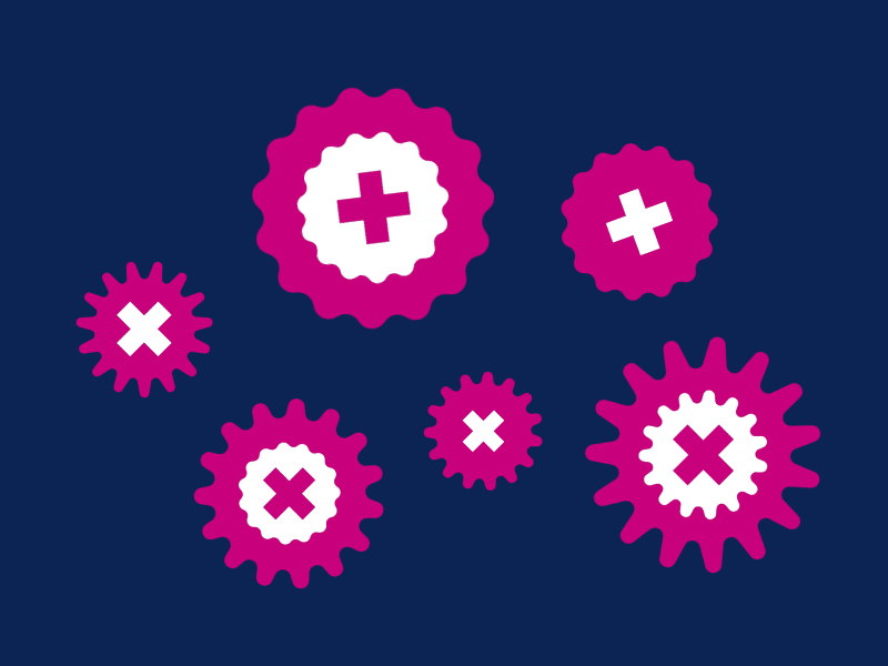 Cyber Threats clock cyber gears gif infection rotation threat virus