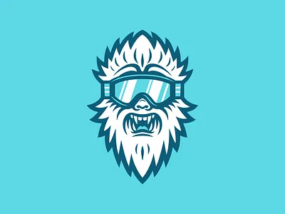 Yeti WIP design event identity illustration logo rinker san francisco ski snowboard vector winter yeti