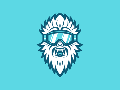 Yeti WIP design event identity illustration logo rinker san francisco ski snowboard vector winter yeti