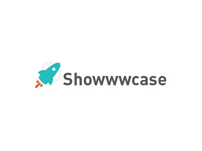 Showwwcase Logo design launch logo rocket showcase upload