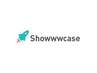 Showwwcase Logo design launch logo rocket showcase upload