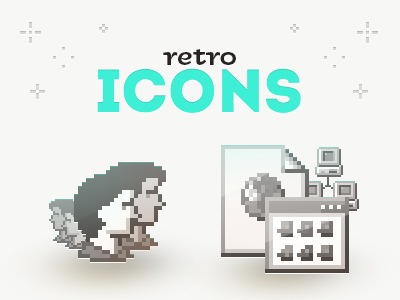 Retro Icons icon icons pixel pixelart retro windows