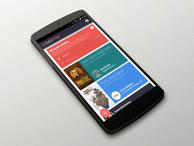 Animation Bookme android animated menu books circle menu gif menu map material design mobile menu navigation red round menu tap bar