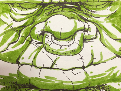 Orc Sketch doodle fantasy marker orc sketch