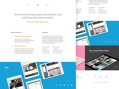 The Scenery Website agency gotham sentinel website