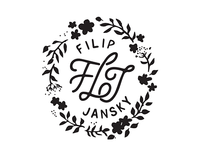 FLJ 2 logo monogram script