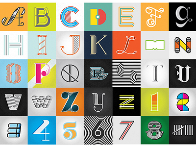 36 Days of Type alphabet illustration letterforms lettering line stroke type typography vector