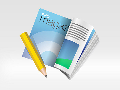 Pro magazine appicon book icon magazine osx pencil