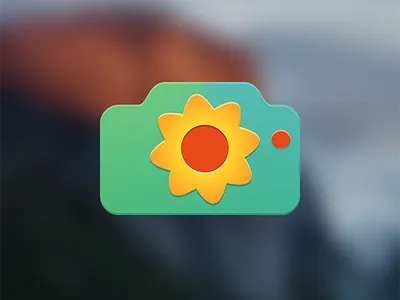 Narcissism icon, ultimate selfie app for OS X camera desktop el capitan flower icon mac osx yosemite
