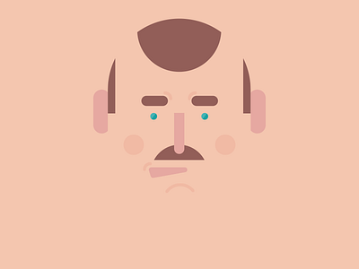 Man face illustration man