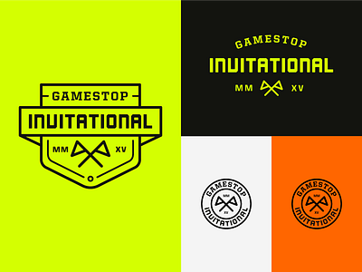 For the Gamers badge games logo mark seal video