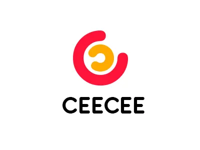 CEECEE black c logo cc ceecee red yellow