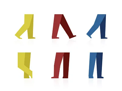 Legs icons legs walk