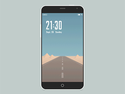 Depart phone ui