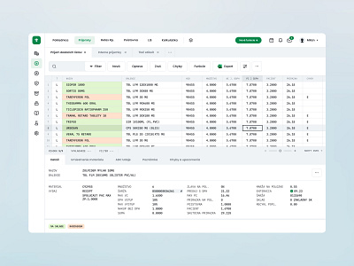 Cash Register table ui library