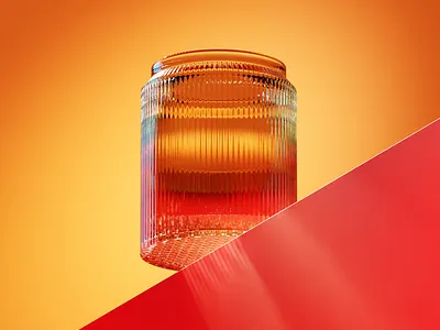 Glass of what? 3d 3dmotion animation b3d balls blender glass graphic design ice jar motion motion graphics orange red