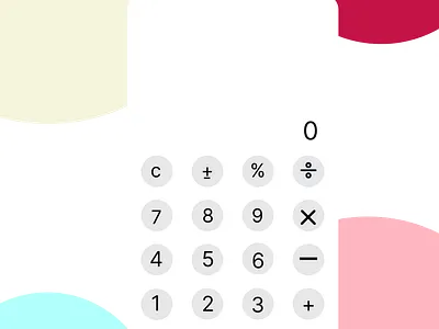 Standard Mobile Calculator. #DailyUI app branding design graphic design illustration logo typography ui ux vector