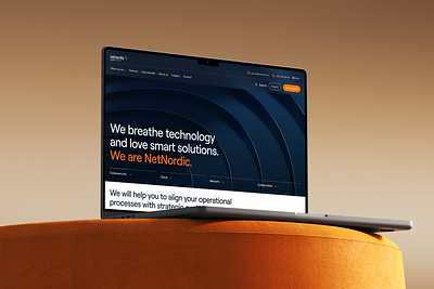 Web Design for Netnordic design it company rebrand ui uiux web design webdesign