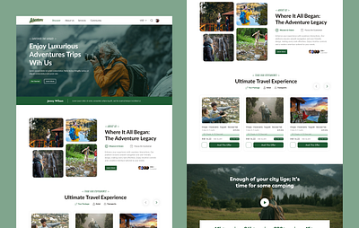 🌍 Explore the World with Style – Adventure Travel Landing Page adventure ui booking website creative ui dark mode ui dribbble shots figma design illustration ui landing page minimal design modern ui responsive design tourism travel agency travel website ui trends uiux design user experience ux case study web design website inspiration