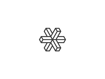 Cross Here 3d brand cross identity illusion logo logomark mark symbol x