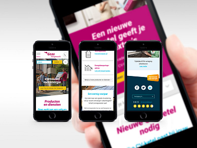 Geas.nl mobile design app design iphone mobile photoshop psd responsive uix ux