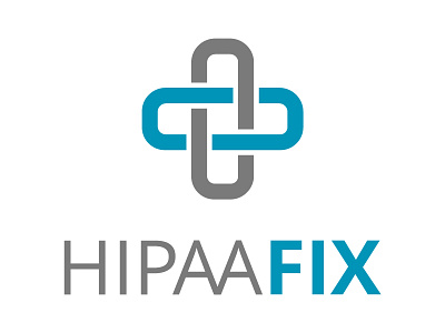 HIPAAfix Logo Round 3 health hipaa logo